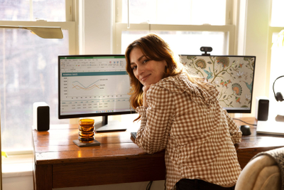 Monitor HP P24h G5, 23.8", 1920 x 1080, 75 Hz, i zi