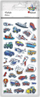 Stickers të ngritur Titanum Raised Soft Stickers Vehicles Mix, set 34 copë, shumëngjyrësh