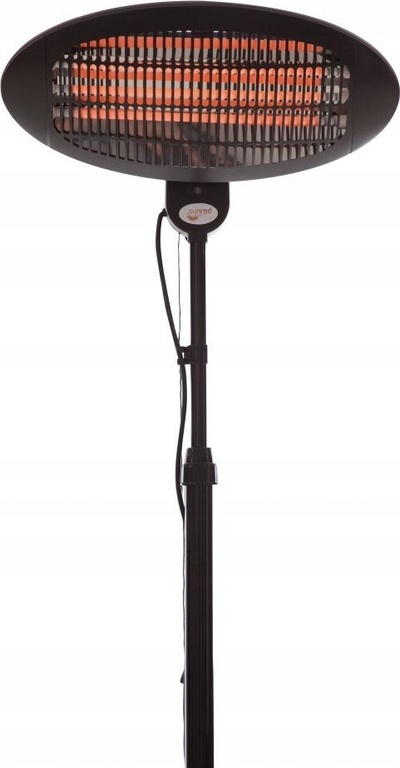 Грејач на постојка Sunred Elektra SMQ2000A, 2000W, инфра црвено, црн