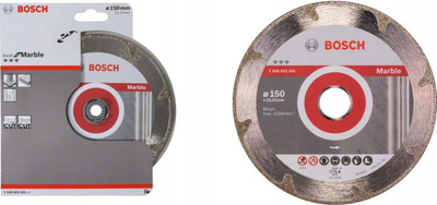 Disk diamant për mermer Bosch Best Marble 2608602691, 150mm, 22.23mm, gri