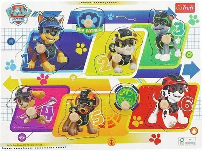 Puzzle druri për kalamaj Trefl PREMIUM Paw Patrol Paw 16309, shumëngjyrëshe