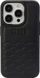 Kllëf telefoni Audi GT Leather Hard Case për iPhone 15 Pro Max 6.7", me MagSafe, i zi