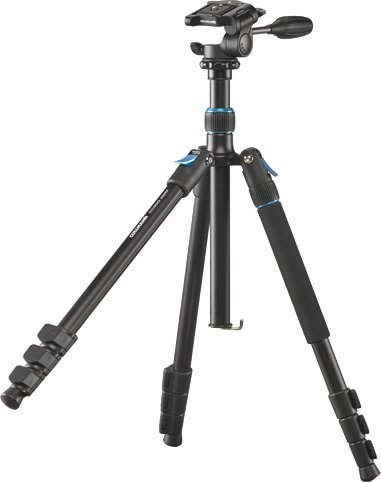 Tripod Cullmann Rondo 460M RW20, lartësi 41-157.5 cm, mban deri 4 kg, i zi