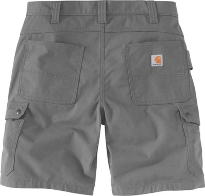 Shorc cargo Carhartt Relaxed Ripstop për burra, 11\", madhësia 32, ngjyra Steel