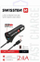 Karikues për makinë SWISSTEN, me port micro USB dhe USB 2.4A
