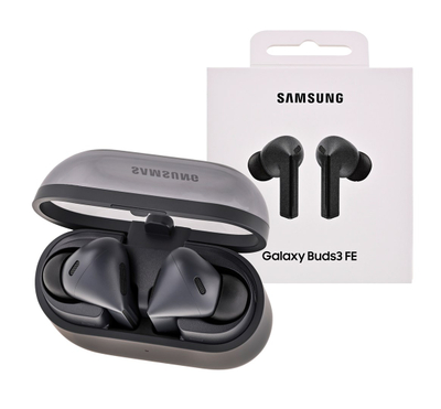 Слушалки Samsung Galaxy Buds3 FE, вистински безжични, активно намалување на бучава, црни