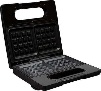 Aparat për waffle Berlinger Haus BH-9146, me shtresë jo ngjitëse, 1000W, i zi