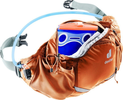 Çantë beli Deuter Pulse 5, për hiking edhe vrap, chestnut teal