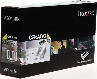 Тонер Lexmark C746A1YG, жолт