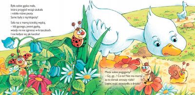 Книга за деца Skrzat Naughty Goose, Wiesław Drabik, меки корици, на полски