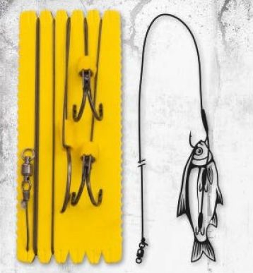 Grep peshikimi Big Bait Ghost XL, 100kg, 1.40m, 1 copë (4336121)