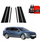 Заштитна фолија за столбови GrizzGlass BodyShield Carbon за Volkswagen Passat B8 Estate 2014-2022, сет 4 парчиња, карбон, црна