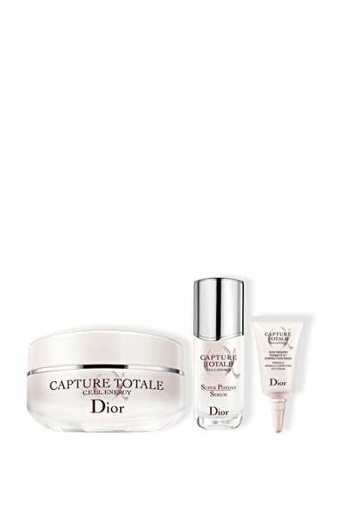 -Set Dior Capture Totale Total Age-Defying Skincare Ritual Krem për fytyrë 50 ml+ Serum 10 ml + Krem për sytë 5 ml