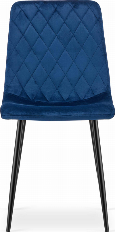 Set karrigesh ngrënieje Turin, 4 copë, kadife, blu navy