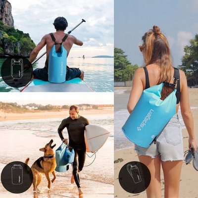 Set çanta uji Spigen Aqua Shield A630, 20L + 2L, blu
