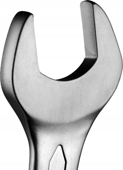 Çelës i kombinuar JCB, unazor i përkulur 75°, 22mm, argjendtë