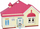 Set loje Bluey Family Home S3, shtëpi lodër me figura, shumëngjyrëshe