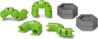 Lodër shtesë Ravensburger GraviTrax FlexTube, set pistash me gravitet, për kalamaj 8+, jeshile