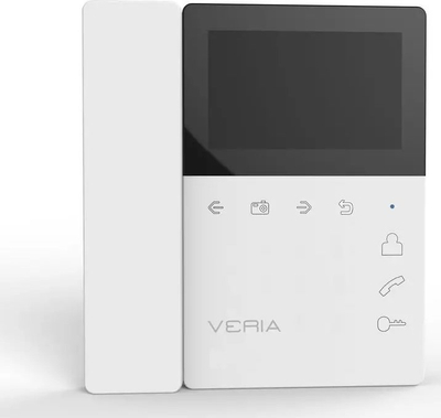 Monitor video interfon Veria 7043B, ekran 4.3", pa duar, i bardhë