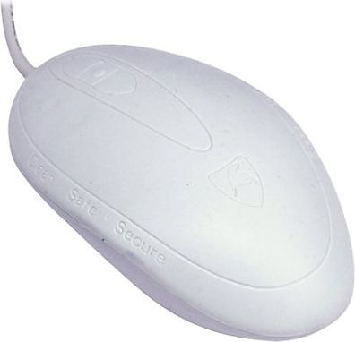 Maus Seal Shield optik me kabllo USB, 800 dpi, i bardhë
