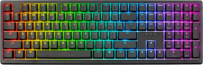 Tastierë gaming Ducky Zero 6108, wireless, RGB, Cherry MX2A Red, e zezë