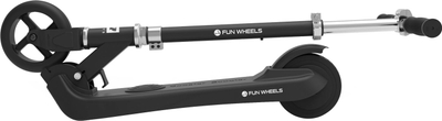 Trotinet elektrik Rebel Fun Wheels, për fëmijë, i palosshëm, i zi