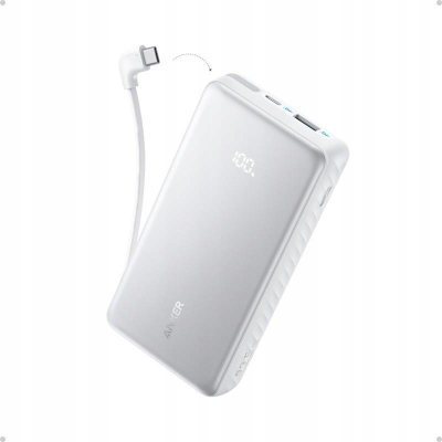 Powerbank Anker Zolo, 20000mAh, 22.5W QC PD, i bardhë