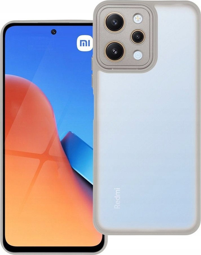 Mbulesë silikoni Variete për Xiaomi Redmi 12 4G, kornizë TPU, mbrojtëse për kamera, argjendi