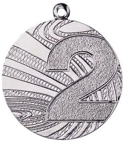 Medalje Victoria Sport Chess, çelik me ngjyrë argjendi, me gdhendje në laminat, argjend