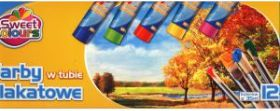 Bojë posteri Otocki Poster Paints, 12 ngjyra, në tuba