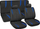 Mbulesa sediljesh Super Midi, set universal, material stof, zi me blu