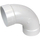 Bërryl 90° për aspirim SANTECH AERO SV8042, diametër 50mm, i bardhë