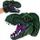 Kukull dore dinosaur T-Rex ZA4757, gome e butë, për fëmijë, jeshile e errët