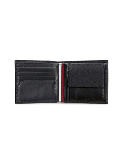 Kuletë lëkure për meshkuj Tommy Hilfiger, e zezë