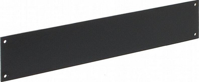 Pllakë mbuluese rack A19 MASK, metal, 19", e zezë