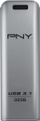 USB flash PNY Elite Steel, 32GB, USB 3.1, argjendtë