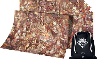 Puzzle Good Loot The Witcher 3 Wild Hunt Birthday, 1000 copa, 68 x 48 cm, me shumë ngjyra