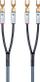 Kabllo folesh Monoprice Monolith 14AWG, 1.8 m, me konektorë spade, e zezë