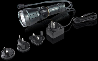 Elektrik dore MacTronic Blitz K3, 3000lm, i rikarikueshëm, i zi