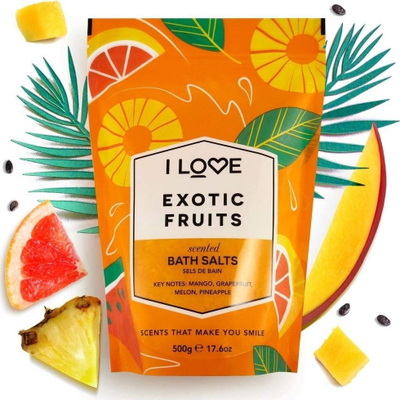 Kripë banje I love Bath Salt Exotic Fruit, 500g
