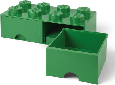 Kontenierë LEGO Room Copenhagen (RC40061734), 8 copë, të gjelbër
