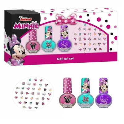 Set manikyri EP Line Minnie - 3 llaqe për thonjtë + ngjitëse për thonjtë