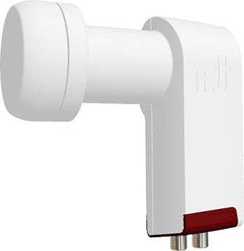 LNB satelitor Inverto Red Extend Twin, 40mm, zhurmë shumë e ulët, i bardhë