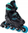 Patina inline Playlife Joker për kalamaj, ABEC 5, e zezë me blu