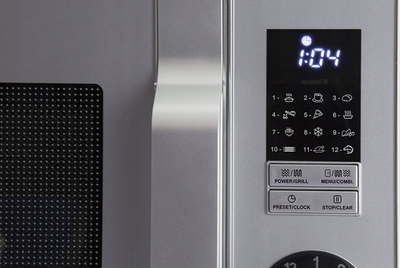 Fur mikrovalësh Sharp R-204, 20L, 800W, ngjyrë argjendi