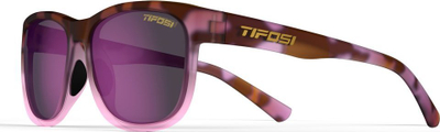 Очила за сонце Tifosi Swank XL, поликарбонатни леќи, 100% UVA UVB, розов тартуф