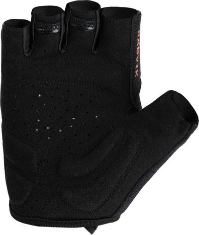 Doreza biçiklete Radvik Stikke Gloves, me gishta të shkurtër, me jastëk EVA, të zeza