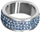 Unazë Tribal RSSW03-LIGHT SAPPHIRE, 62 mm sTR0431-62