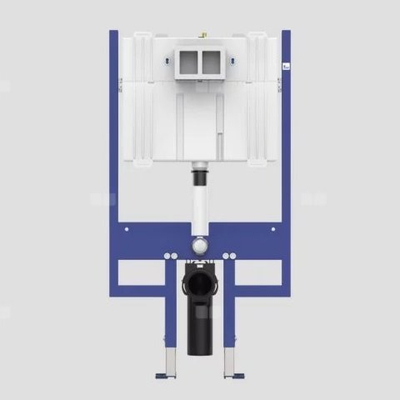 Ѕидна рамка WC Sanit Ineo Plus 8cm 1120x635, за висечки тоалет, сина