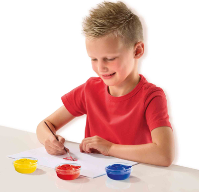 Set boje posteri SES Creative, 6x45 ml, shumëngjyrësh